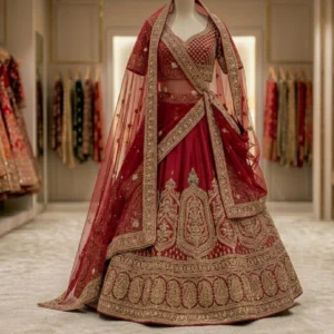 Bridal Lehenga with Dupatta Set